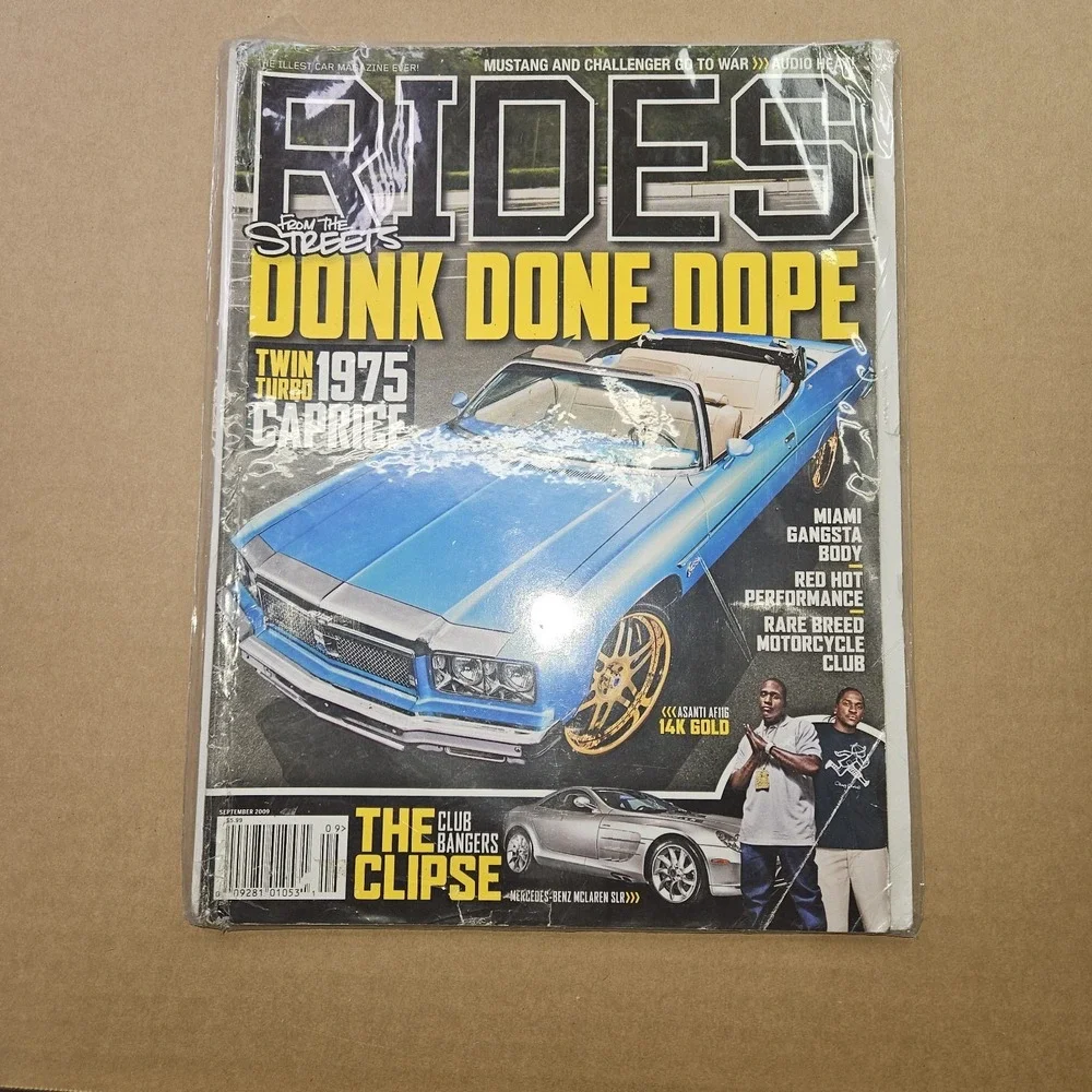 Lot of 9 RIDES Magazines (2008-2012) Donk Box & Bubble Flo Rida Trick Daddy